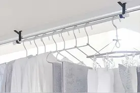 室内晾衣，这些隐形挂衣工具一定要有！衣服多晒50件，审美也在线图片