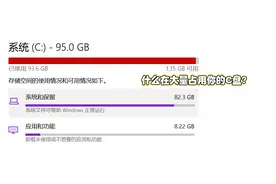 三步完成C盘空间清理！看看是啥占了你的C盘图片