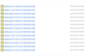 三明多地发布预警！注意雷电、强对流天气图片