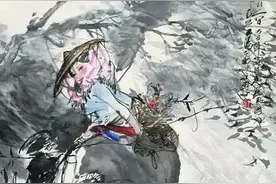 王涛写意人物画作品欣赏图片