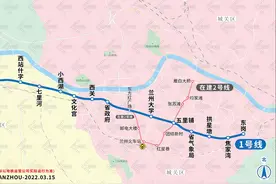 兰州城市轨道交通运营(在建)线路图1:1，兰州地铁全图图片
