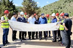 崔建忠调研国道208线（武乡段）改扩建工作图片