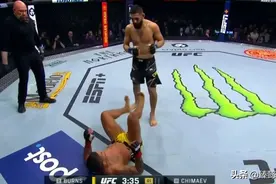 UFC273奇马耶夫胜伯恩斯，升至次中排名第二图片