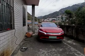 喵哥开比亚迪汉EV回去过年，家用电充满，到底要多长时间？图片