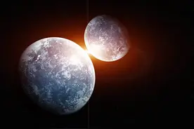 月亮是怎样形成的图片