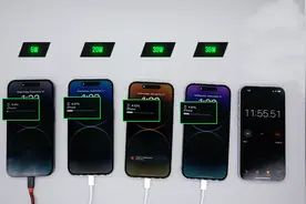 iPhone14Pro充电测试：5W、20W、30W、35W，四款充电器哪个最快？图片