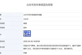 大风+沙尘+寒潮！北京三预警齐发图片