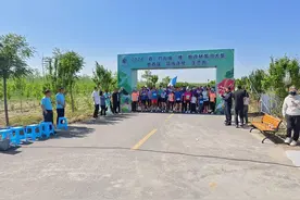 惠民县石庙镇：“花海逐鹭”生态跑再次“点燃”万亩林场图片