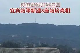 高清大图丨成宜高铁开通在即，新建8座站房全面完工亮相图片