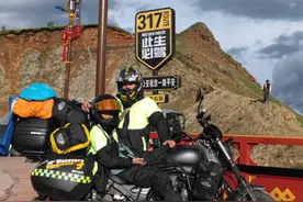 来回9000公里，历时近一个月！这位父亲带儿子骑摩托去西藏……图片