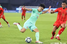 多图直击：国足亚运队4比0击败缅甸队，小组两连胜提前出线图片