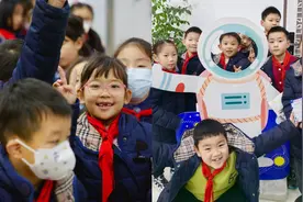 什么样的无纸化测评让孩子们乐开了怀？澎博小学主打“航空”概念图片