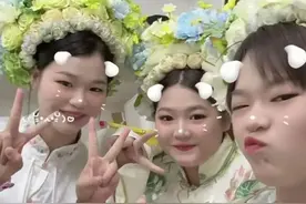 全红婵，簪花首秀！图片