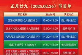 精彩继续！万全右卫城2月26日节目单送上～图片