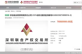 安信基金5.93%股权二度挂牌 转让底价折价10%，降至7650万元图片