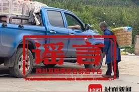 老人推销石榴，果子被扔地上？当事人辟谣：这是给钱摆拍的图片