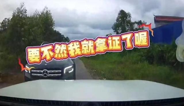 行拘5日！广西防城港奔驰“亮证姐”被处罚，曾因会车问题亮证威胁对方让路