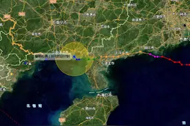 台风桦加沙在广西北海再次登陆图片