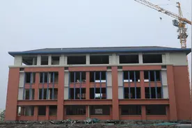 完成总工程量的85% 四川内江二中城南校区最新进展来啦图片