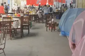 “还在摇！赶紧出去！”记者在缅甸曼德勒亲历突发余震，震感明显，众人紧急疏散图片