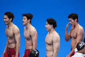 巴黎奥运会｜游泳——男子4x100米混合泳接力预赛赛况(2)图片