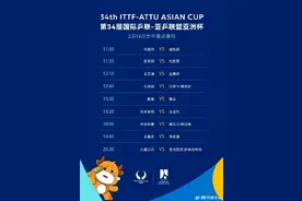 来了！乒乓球亚洲杯今日赛程图片