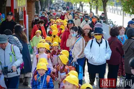 武汉东湖樱花园，雨后初晴人气爆棚图片