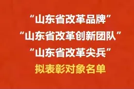 跟改革有关！枣庄这些人和单位拟受省里表彰图片