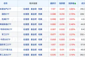 中央汇金加仓多只ETF；张坤最新重仓股曝光图片