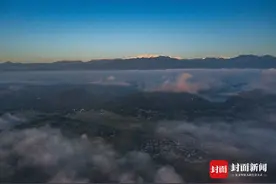 今晨早起有惊喜 云海朝霞伴雪山｜图集图片