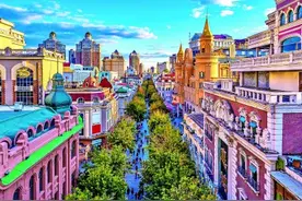 哈尔滨中央大街：百年老街区 融合焕新机图片