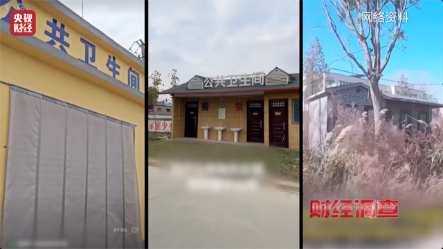 央视曝光领导视察才开门的农村公厕