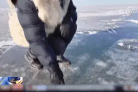 “冰湖腾鱼”又一年！玩转查干湖总共分几步→图片