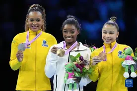 体操——世锦赛：女子自由操决赛赛况图片