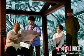 舞台剧《中国轨道号·春》在成都科幻馆上演图片