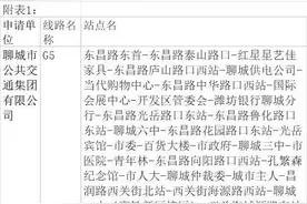 聊城拟新增两条公交线路直达聊城西站图片
