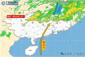 全市雷雨大风黄色预警生效！图片