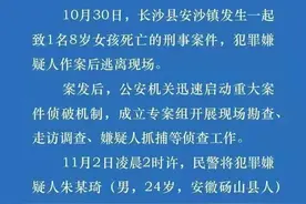 湖南8岁女童遇害身亡，嫌犯落网图片