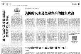 美国的民主是金融寡头的僭主政治图片