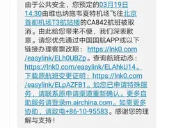 百余中国公民因航班取消滞留维也纳，国航：正协助办理候补改签图片