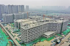 山西省人民医院新院区主体已现雏形图片
