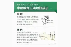 上游帮忙｜家有熊孩子管不住？“中医教你正确打孩子”走红网络，靠谱吗？图片