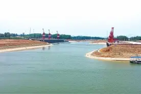 沙河复航工程平顶山港建成 预计下半年通航图片