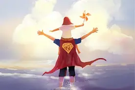 嗨！爸爸，你就是我的超人图片