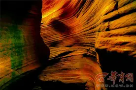 “非凡十年·见证陕西有多美”作品展播｜延安甘泉雨岔大峡谷，世界活丹霞、中国梦之谷图片