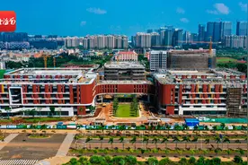 瞰海南丨人大附中海口实验学校项目拉满“进度条”图片