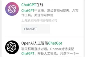 山寨ChatGPT别再用了！频繁改名更换头像，有的还收费999元图片