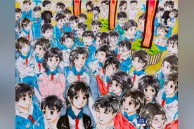 冲上热搜！深圳12岁小学生给全班同学画“卡通版毕业照”图片