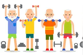 老人练力量，增肌又助眠图片