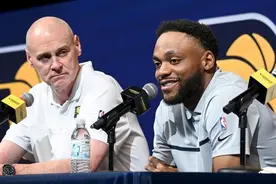 布鲁斯-布朗：我先跟尼克斯队会面了 随后哈利伯顿招募了我图片